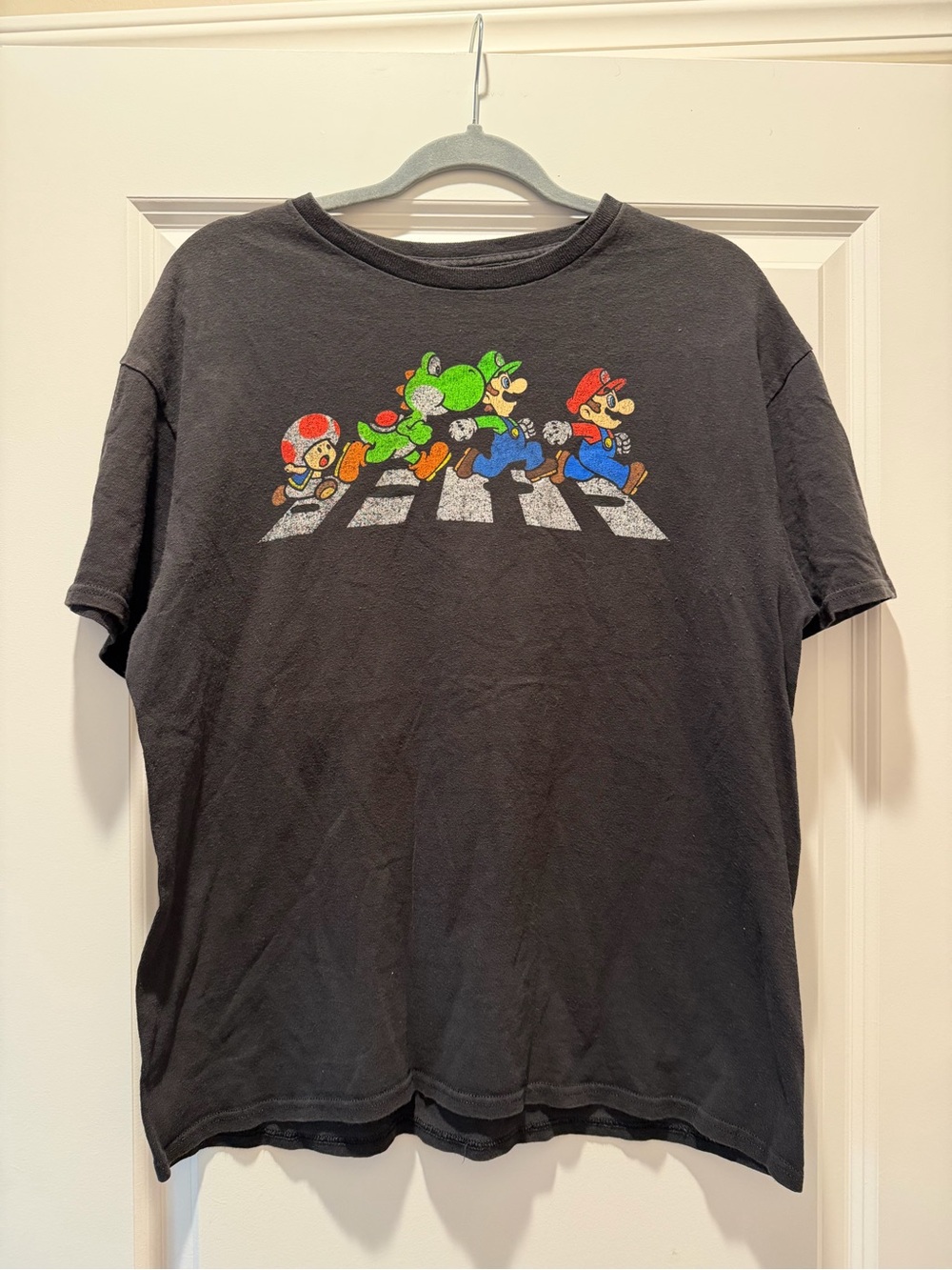 Nintendo Super Mario Black Graphic One-Piece
